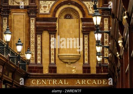 Zentrale Arcade in Newcastle upon Tyne Stockfoto