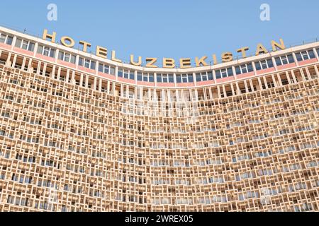 Hotel Usbekistan, Taschkent, Usbekistan Stockfoto