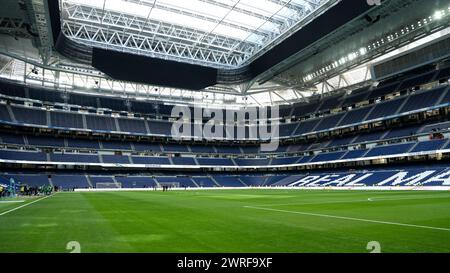 Madrid, Spanien. März 2024. Das Santiago Bernabeu Stadion wurde am 10. März 2024 im Santiago Bernabeu Stadion in Madrid ausgetragen. (Foto: Cesar Cebolla/PRESSINPHOTO) Credit: PRESSINPHOTO SPORTS AGENCY/Alamy Live News Stockfoto