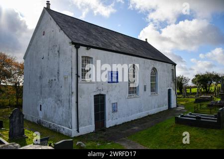 Die denkmalgeschützte Gellionnenkapelle, auch bekannt als „Weiße Kapelle“, wurde 1692 erbaut und 1801 umgebaut. Quelle: Duncan Thomas/Majestic Media. Stockfoto