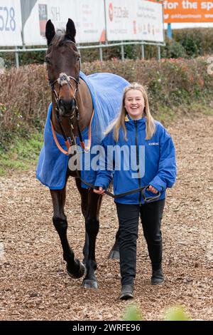 Wincanton Racecourse, Donnerstag, 3. Februar 2022 - erstes Rennen Stockfoto