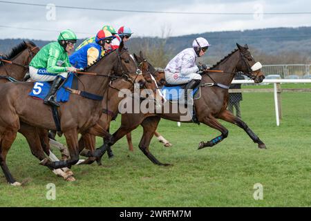 Viertes Rennen in Wincanton, 3. Februar 2022 Stockfoto