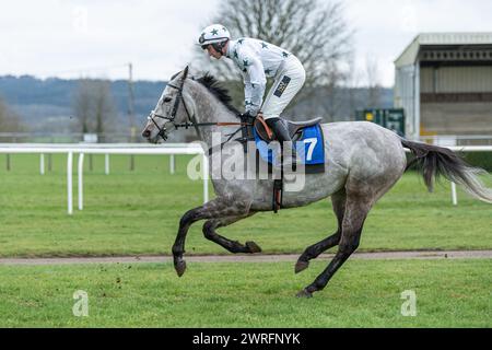 Fünfter Lauf in Wincanton, 3. Februar 2022: Die Novizen der Peckmoor Farm Lodges Stockfoto