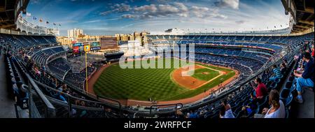 Panorama Des Yankee Stadions Stockfoto