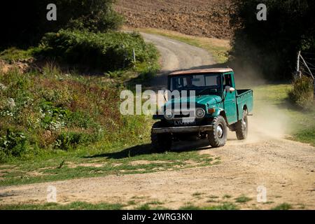 20/09/19 einer von zwei FJ Land Cruisers, die 1975 von Toyota GB neu importiert wurden und in Sussex für £ 73.000 + MwSt. verkauft werden. Alle Rechte vorbehalten: F Stop Press Ltd Stockfoto