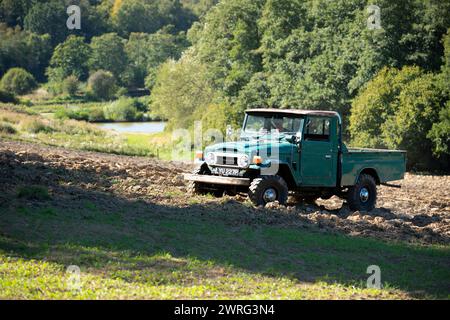 20/09/19 einer von zwei FJ Land Cruisers, die 1975 von Toyota GB neu importiert wurden und in Sussex für £ 73.000 + MwSt. verkauft werden. Alle Rechte vorbehalten: F Stop Press Ltd Stockfoto