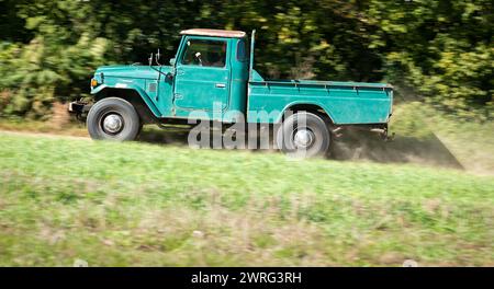 20/09/19 einer von zwei FJ Land Cruisers, die 1975 von Toyota GB neu importiert wurden und in Sussex für £ 73.000 + MwSt. verkauft werden. Alle Rechte vorbehalten: F Stop Press Ltd Stockfoto