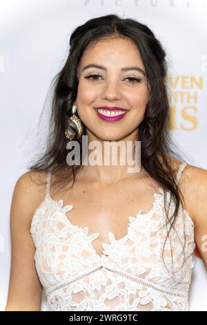 Burbank, USA. März 2024. Schauspielerin Catherine Lidstone besucht die Premiere des Films „Forty-Seven Days with Jesus“ im AMC Burbank 16, Los Angeles, CA, 11. März 2024 Credit: Eugene Powers/Alamy Live News Stockfoto