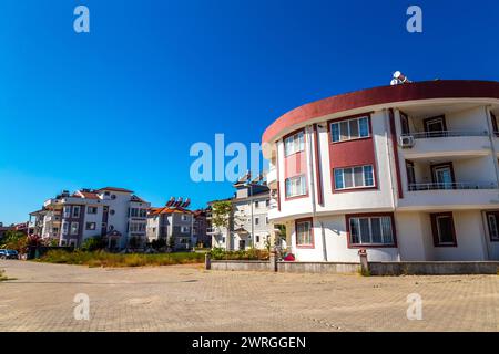 Wohnhäuser in Dalaman, Türkei Stockfoto