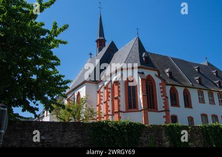 Die St. Das Nikolaus Hospital ist ein Altersheim in Bernkastel-Kues Stockfoto