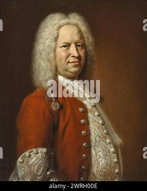 Porträt des Komponisten Georg Friedrich Händel (1685-1759), 1734. Private Sammlung Stockfoto