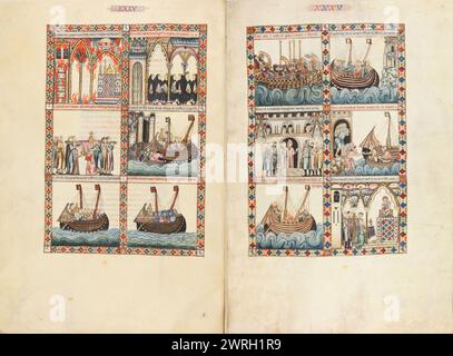 Cantigas de Santa Maria - Codex Rico, CA 1280-1284. Gefunden in der Sammlung des Monasterio de El Escorial. Stockfoto