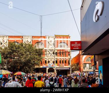 New Market, eine riesige Einkaufspassage, die früher als Sir Stuart Hogg Market bekannt war, Kalkutta, Hauptstadt von West Bengalen, Indien Stockfoto