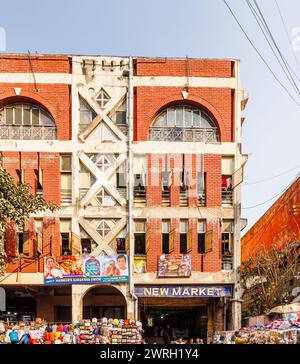 New Market, eine riesige Einkaufspassage, die früher als Sir Stuart Hogg Market bekannt war, Kalkutta, Hauptstadt von West Bengalen, Indien Stockfoto