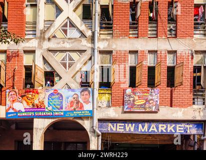 New Market, eine riesige Einkaufspassage, die früher als Sir Stuart Hogg Market bekannt war, Kalkutta, Hauptstadt von West Bengalen, Indien Stockfoto