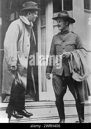 K. Roosevelt in London, 1917 oder 1918. Kermit Roosevelt (1889–1943), ein Sohn von Präsident Theodore Roosevelt, der als Offizier im Ersten Weltkrieg diente Stockfoto