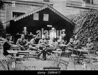 Y.M.C.A. in Paris, Mrs. T. Roosevelt Jr., zwischen 1915 und 1920. Stockfoto