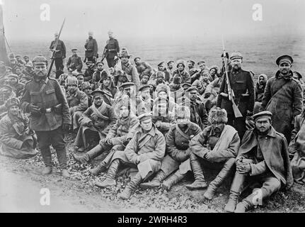 Russische Gefangene, Russen, Tataren, Kirgisien usw., zwischen 1914 und 1915. Russische Kriegsgefangene während des Ersten Weltkriegs Stockfoto
