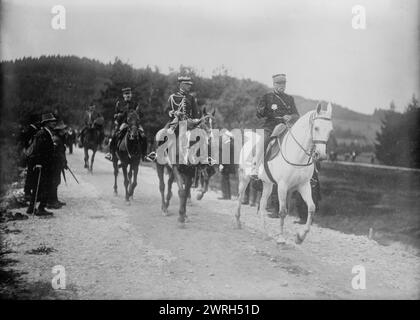 Gen. Pau, 19. Oktober 1914 (Erstellungsdatum oder Veröffentlichung später). Der französische General Paul Marie Cesar Gerald Pau (1848–1932) zu Beginn des Ersten Weltkriegs Stockfoto