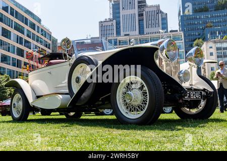 Rollt Royce Phantom auf der Oldtimer-Show in London Concours Stockfoto