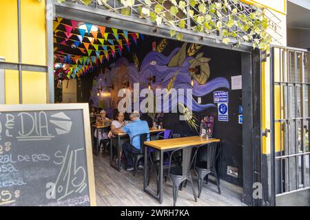 Straßenszenen in Lima peru Stockfoto