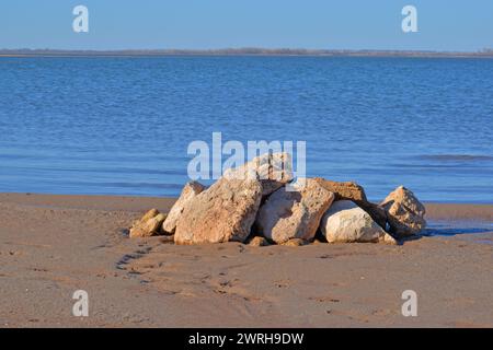 Cheney Lake Reservoir in Cheney, KS. Stockfoto