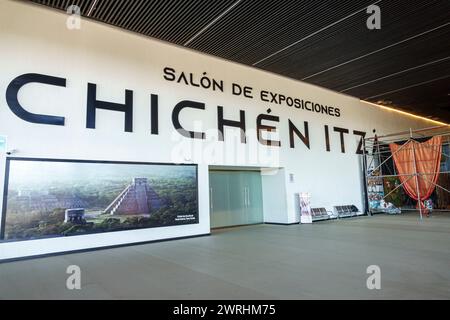 Merida Mexico, Zona Industrial Calle 20A, Centro de convenciones y exposiciones Siglo XXI Centre, Kongresszentrum, Inneneinrichtung, Chichenitz Exposition Stockfoto
