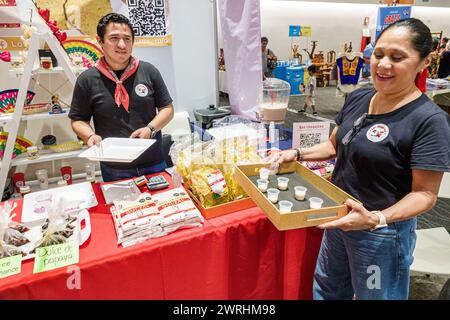 Merida Mexico, Zona Industrial Calle 20A, Centro de convenciones y exposiciones Siglo XXI Centre, Kongresszentrum, Innenausstattung, Expo Emprendedores Yu Stockfoto