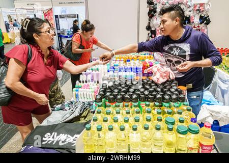 Merida Mexico, Zona Industrial Calle 20A, Centro de convenciones y exposiciones Siglo XXI Centre, Kongresszentrum, Innenausstattung, Expo Emprendedores Yu Stockfoto