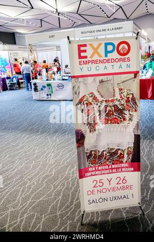 Merida Mexico, Zona Industrial Calle 20A, Centro de convenciones y exposiciones Siglo XXI Centre, Kongresszentrum, Innenausstattung, Expo Emprendedores Yu Stockfoto