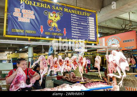 Merida Mexico, Centro Calle 56, Mercado San Benito, Mercado Municipal de Artesanias, Mercado Lucas de Galvez, Standverkäufer, weibliche Frauen, Anzeige Stockfoto