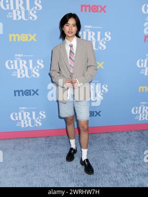 New York City, USA. März 2024. Terry Hu nahm an der New Yorker Premiere „The Girls on the Bus“ Teil, die am 12. März 2024 im DGA New York Theater in New York City stattfand © Steven Bergman/AFF-USA.COM Credit: AFF/Alamy Live News Stockfoto