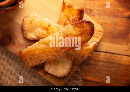 Campechanas. Traditionelles mexikanisches Süßbrot, knusprig und flach in Form, ähnlich Blätterteig, hergestellt aus Weizenmehl, Zucker, Salz und Schmalz oder ve Stockfoto