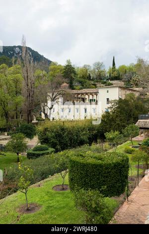 Finca La Granja, Esporles, Serra de Tramuntana, Mallorca, Balearen, Spanien Stockfoto