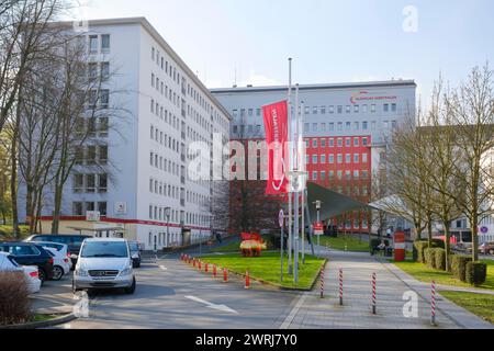 Knappschaftskrankenhaus, Knappschaft Kliniken, Klinikum Westfalen, Dortmund, Ruhrgebiet, Nordrhein-Westfalen, Deutschland Stockfoto