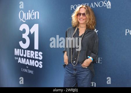 Mexiko-Stadt, Mexiko. März 2024. Claudia Ramirez besucht den blauen Teppich des Quien: 31 Women We Love von Lacome im Museo Kaluz. Am 12. März 2024 in Mexiko-Stadt. (Credit Image: © Luis Marin/eyepix via ZUMA Press Wire) NUR REDAKTIONELLE VERWENDUNG! Nicht für kommerzielle ZWECKE! Stockfoto