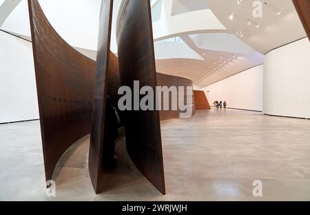 „The Matter of Time“, 1994–2005, Richard Serra (1938), Guggenheim Bilbao Museum, Bilbao, Baskenland, Spanien, Europa. Stockfoto