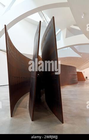 „The Matter of Time“, 1994–2005, Richard Serra (1938), Guggenheim Bilbao Museum, Bilbao, Baskenland, Spanien, Europa. Stockfoto