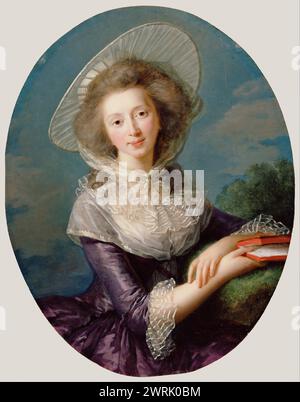 Vicomtesse de Vaudreuil, 1785. Getty Center. Elisabeth Louise Vigée Le Brun Stockfoto