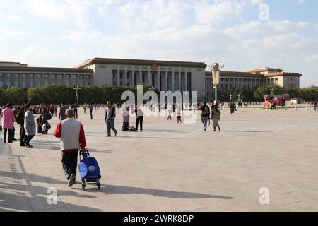 Große Halle des Volkes in Peking, China Stockfoto