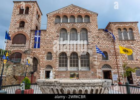 Kirche des Heiligen Demetrius - Hagios Demetrios in Thessaloniki Stadt, Griechenland Stockfoto