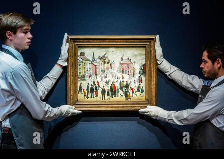 London, Großbritannien. März 2024. Eine Vorschau des Modern British and Irish Art Evening Sale im Christies in London. Der Verkauf findet am 20. März statt. Guy Bell/Alamy Live News Stockfoto