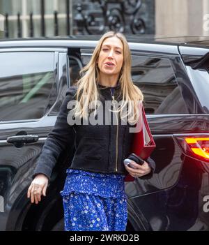 London, England, Großbritannien. März 2024. Chief Secretary of the Treasury, LAURA TROTT, ist NUR in der Downing Street zu sehen (Kreditbild: © Tayfun Salci/ZUMA Press Wire). Nicht für kommerzielle ZWECKE! Stockfoto