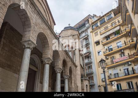 Heilige Kirche Panagia Dexia in der Egnatia Straße in Thessaloniki Stadt, Griechenland Stockfoto