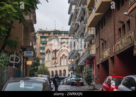 Heilige Kirche Panagia Dexia in der Egnatia Straße in Thessaloniki Stadt, Griechenland Stockfoto