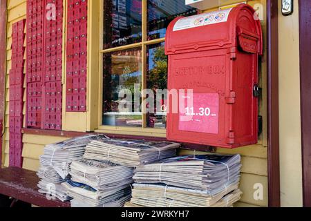 Das Postamt in Central Tilba, Eurobodalla Shire, New South Wales, Australien Stockfoto