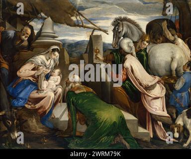 Jacopo da Ponte, genannt Jacopo Bassano – Anbetung der Könige Jacopo Bassano Stockfoto