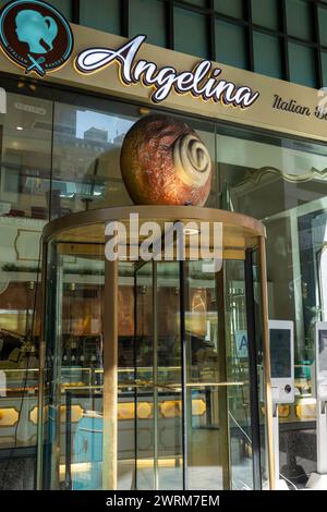 Angelina ist 2024 die erste asiatisch inspirierte italienische Bäckerei in New York City, USA Stockfoto