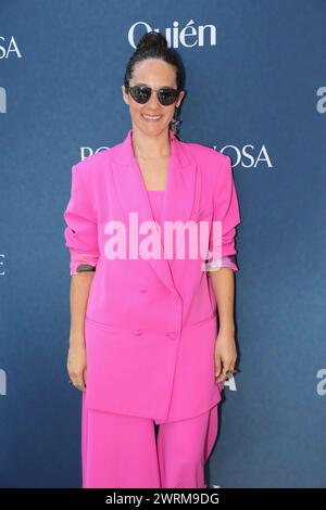 12. März 2024, Mexiko-Stadt, Mexiko: Ximena Sariñana besucht den blauen Teppich des Quien: 31 Women We Love von Lacome im Museo Kaluz. Am 12. März 2024 in Mexiko-Stadt. (Foto: Luis Marin/Eyepix/SIPA USA) Stockfoto