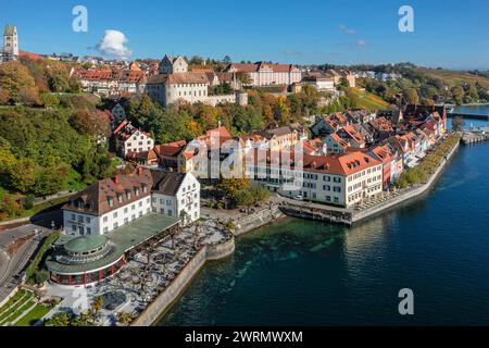 Alte Burg und neue Burg, Meersburg, Bodensee, Oberschwaben, Baden-Württemberg, Deutschland, Europa Copyright: Markusxlange 1160-5333 Stockfoto